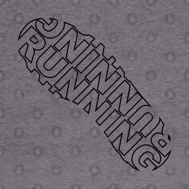 Running Shoe Print by LudlumDesign